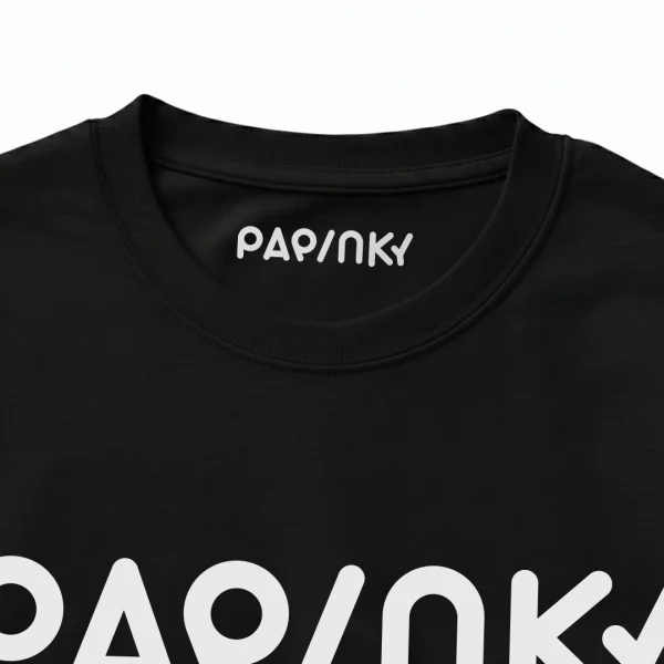 Papinky Tee - Black – Obrázok 2